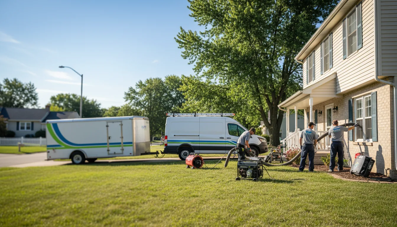 Flooded Basement Restoration And Cleanup With Repair in Dolliver, IA near me